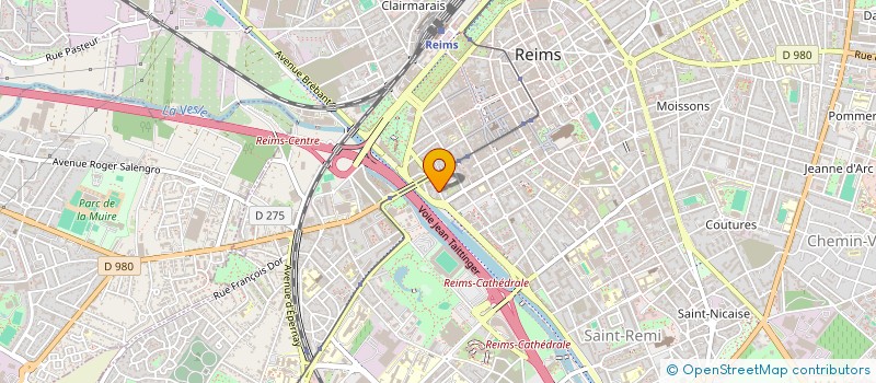 localisation de l'entreprise INTUS  REIMS