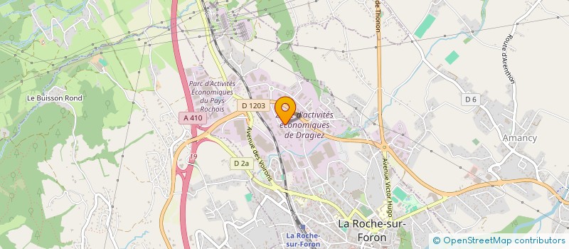 localisation de l'entreprise INTWEE EMPLOI SERVICES à LA ROCHE-SUR-FORON