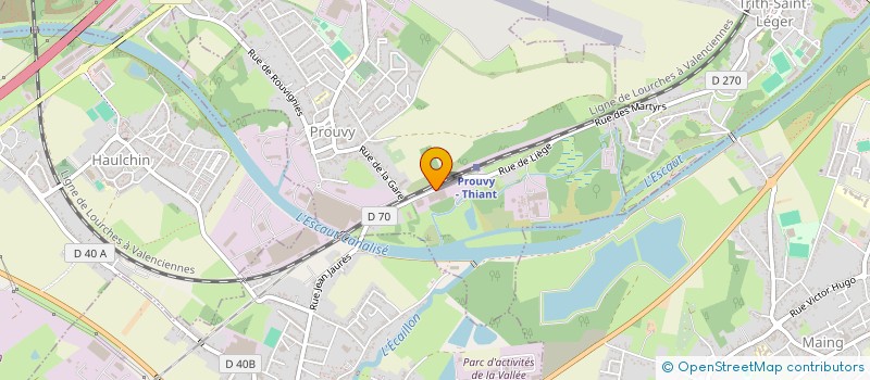 localisation de l'entreprise INTWO  PROUVY