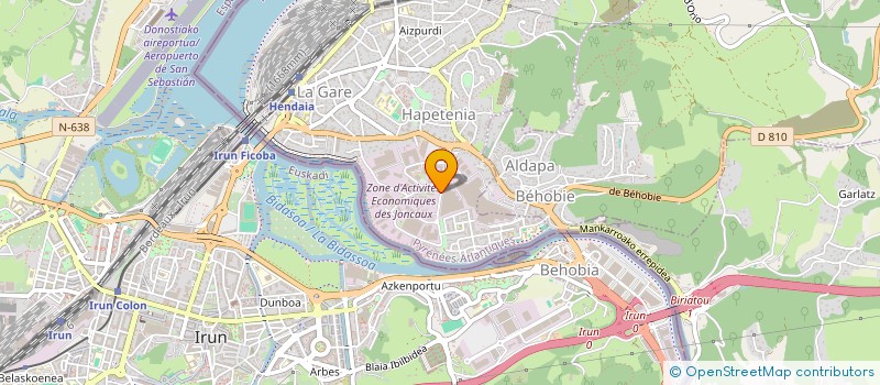 localisation de l'entreprise INTZURA XII  HENDAYE