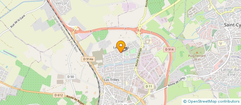 localisation de l'entreprise INUBEA SAS  ELNE