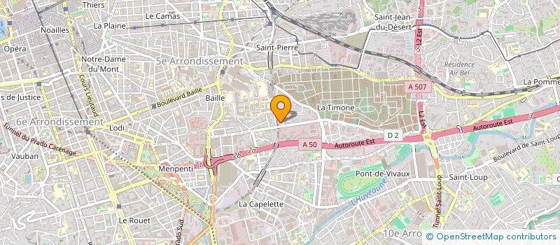 localisation de l'entreprise INUC à MARSEILLE