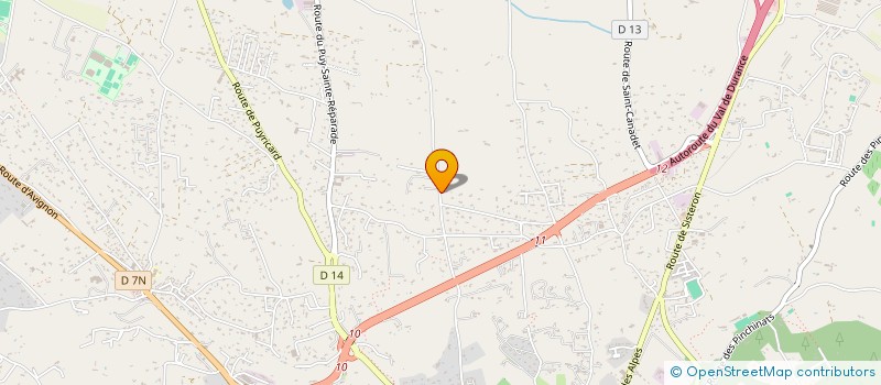 localisation de l'entreprise INUFOR  AIX-EN-PROVENCE