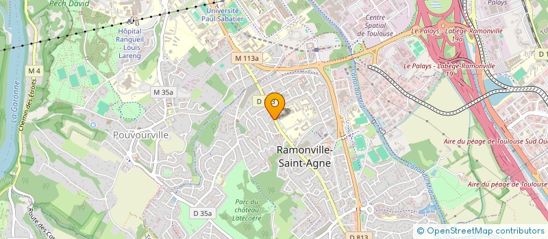 localisation de l'entreprise INUI  RAMONVILLE-SAINT-AGNE