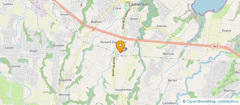 localisation de l'entreprise INV 52  LAMENTIN