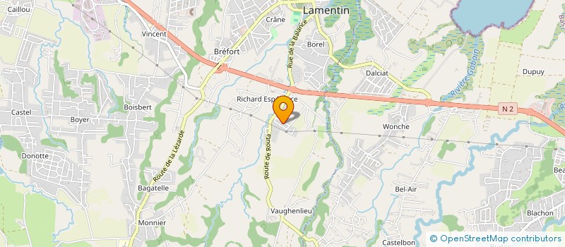 localisation de l'entreprise INV 57  LAMENTIN