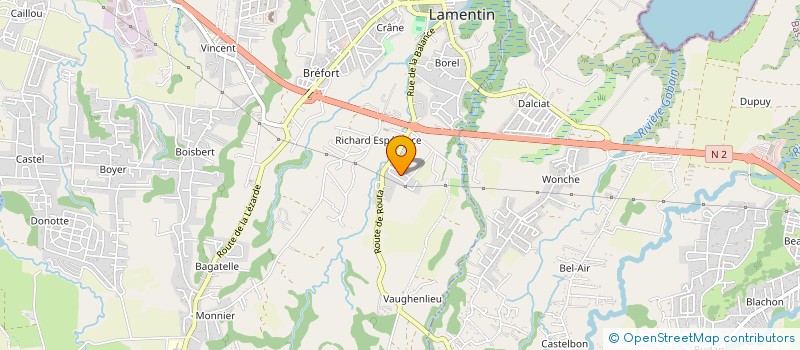 localisation de l'entreprise INV 58  LAMENTIN