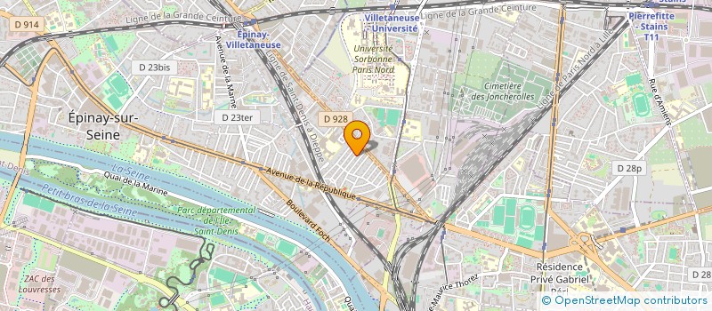 localisation de l'entreprise INV&CAP LABOUREL à EPINAY-SUR-SEINE
