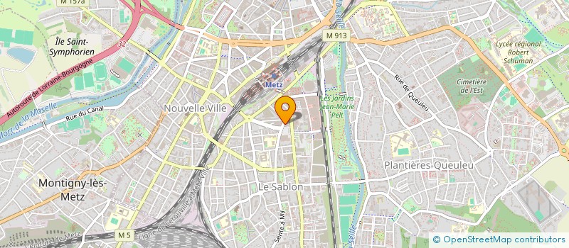 localisation de l'entreprise INV KDI  METZ