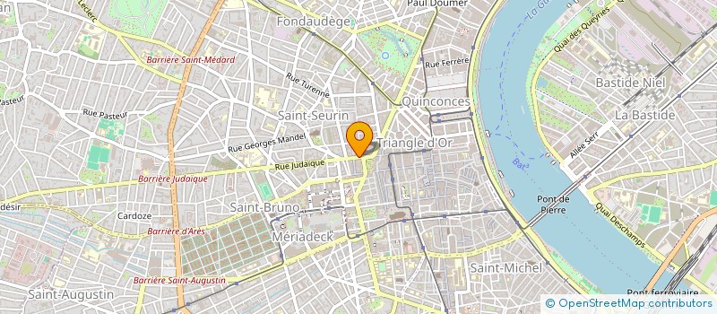 localisation de l'entreprise INV SARL à BORDEAUX