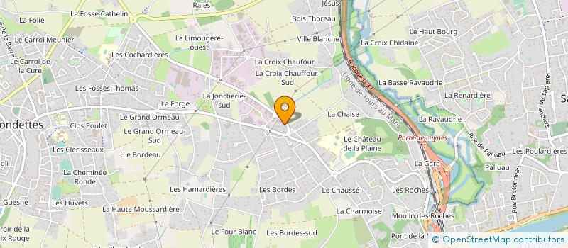 localisation de l'entreprise INVACARE FRANCE OPERATIONS SAS à FONDETTES