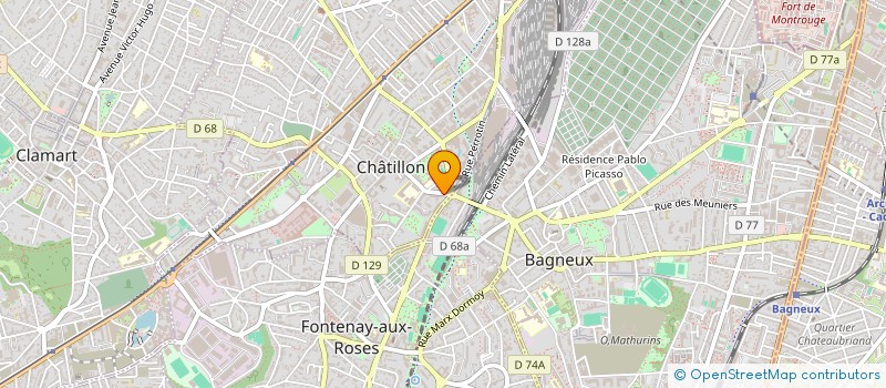 localisation de l'entreprise INVALEO à CHATILLON