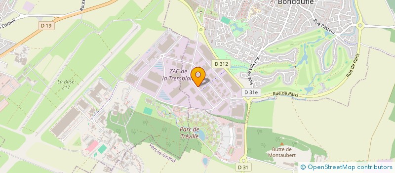 localisation de l'entreprise INVARR à BONDOUFLE