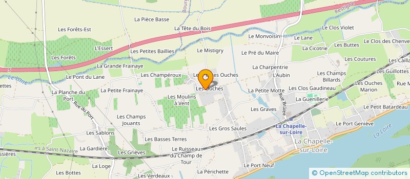 localisation de l'entreprise INVAS  LA CHAPELLE SUR LOIRE