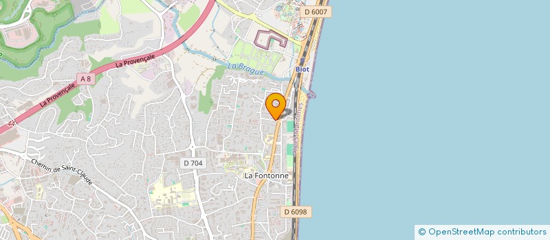 localisation de l'entreprise INVDIVISION AIMAR ET VALLEJO  ANTIBES