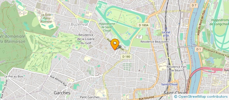 localisation de l'entreprise INVE-X à GARCHES