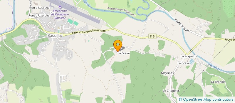 localisation de l'entreprise INVELAC à BASSILLAC ET AUBEROCHE