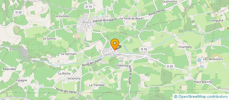 localisation de l'entreprise INVEN TIFS à SAINT-JULIEN