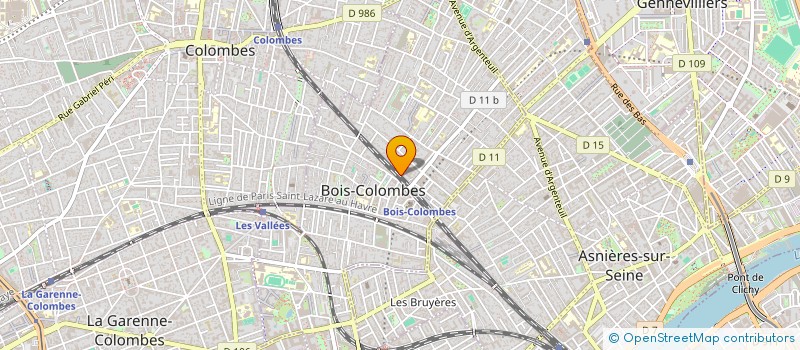 localisation de l'entreprise INVENCIA à BOIS-COLOMBES