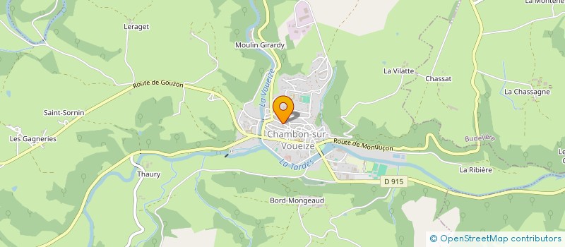 localisation de l'entreprise INVENCIEL FRANCE à CHAMBON-SUR-VOUEIZE