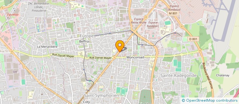 localisation de l'entreprise INVENESIS FRANCE à TOURS