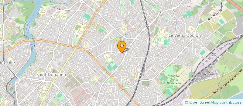 localisation de l'entreprise INVENIA à NANTES