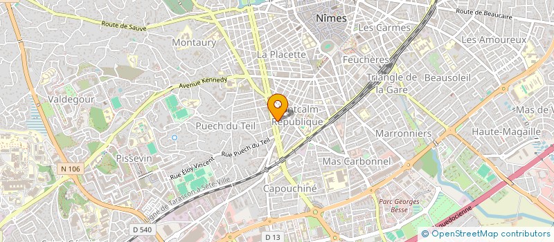 localisation de l'entreprise INVENIA ASSURANCES  NIMES