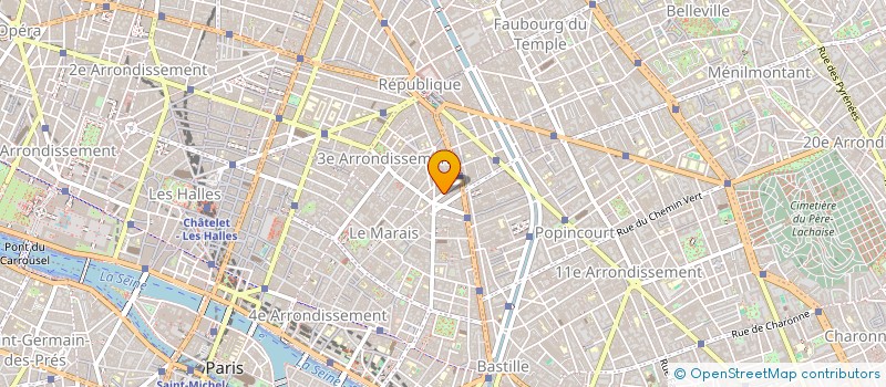 localisation de l'entreprise INVENTAIRE à PARIS