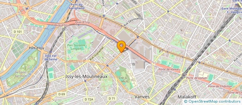 localisation de l'entreprise INVENTIS PARIS à MALAKOFF