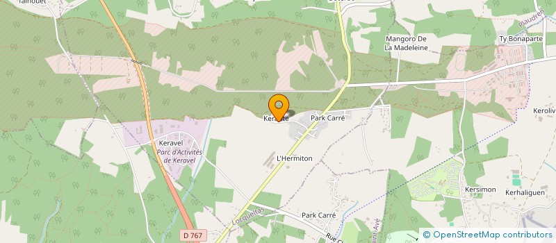 localisation de l'entreprise INVENTISS AIGENCY  LOCQUELTAS