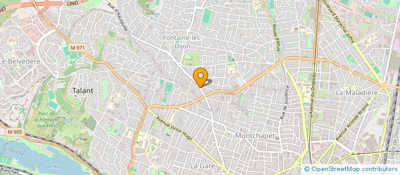 localisation de l'entreprise INVENTIVA  DAIX