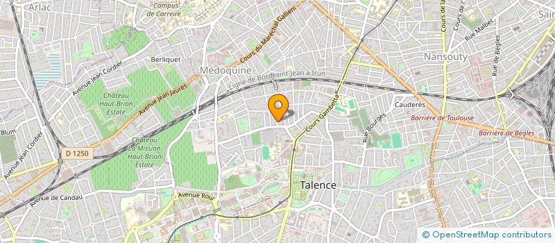 localisation de l'entreprise INVENTIVE  TALENCE