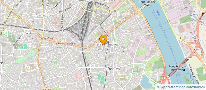 localisation de l'entreprise INVENTIVE CAPITAL à BEGLES