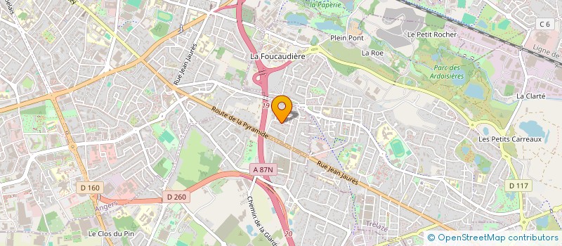 localisation de l'entreprise INVENTIVEROOM à ANGERS