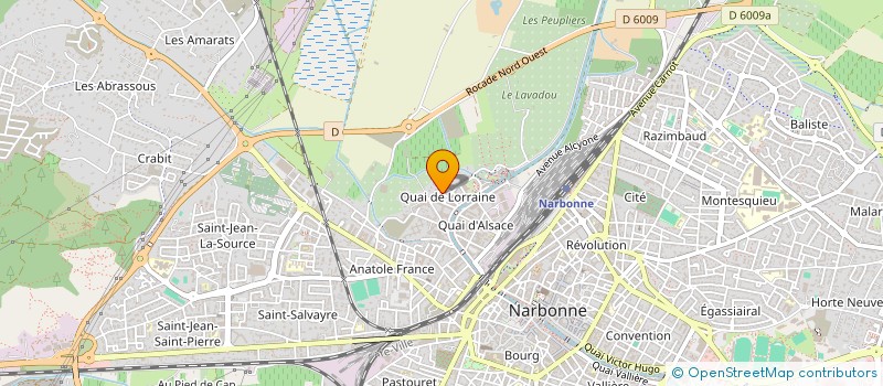 localisation de l'entreprise INVENTIVEWORKS à NARBONNE