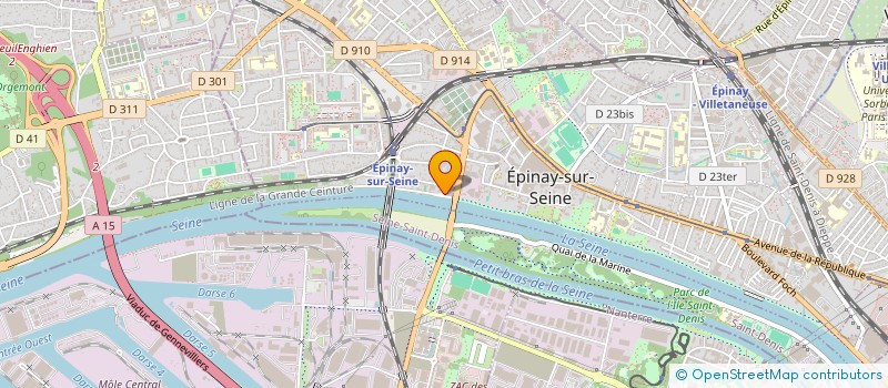 localisation de l'entreprise INVENTURA à EPINAY-SUR-SEINE