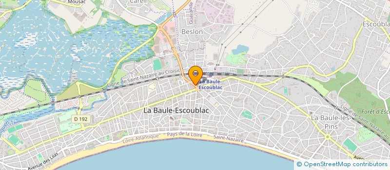 localisation de l'entreprise INVENTUS ATLANTIQUE à LA BAULE-ESCOUBLAC