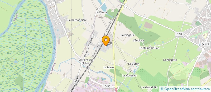 localisation de l'entreprise INVEOM  VERRIERES-EN-ANJOU