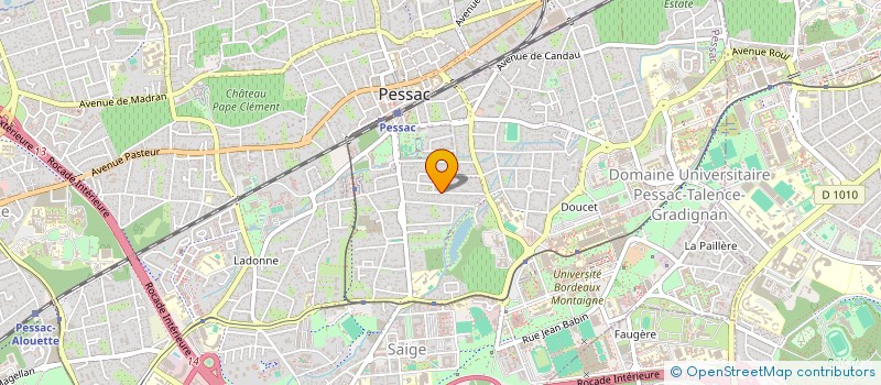 localisation de l'entreprise INVEQSTISSEMENT SUR LE FONCIER  PESSAC