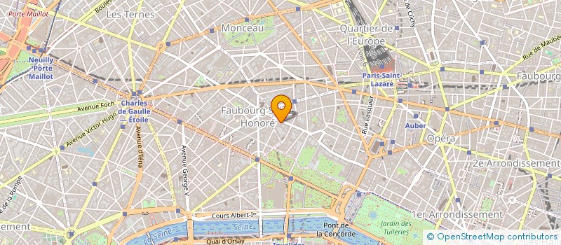 localisation de l'entreprise INVEREST  PARIS