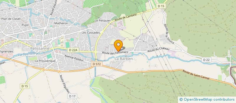 localisation de l'entreprise INVERSIO  LA BARBEN