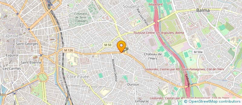 localisation de l'entreprise INVERSIONES RQ à TOULOUSE