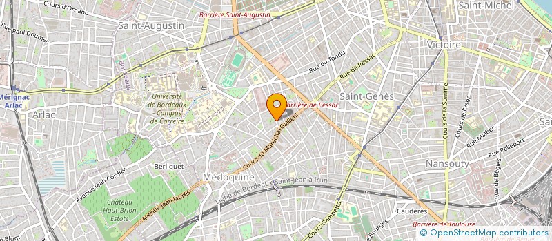 localisation de l'entreprise INVERT PRODUCTION à BORDEAUX