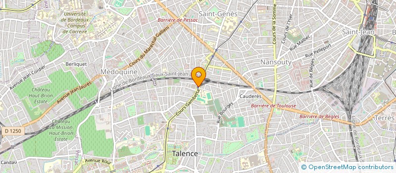 localisation de l'entreprise INVES'TH AGENCY  VILLENAVE-D'ORNON