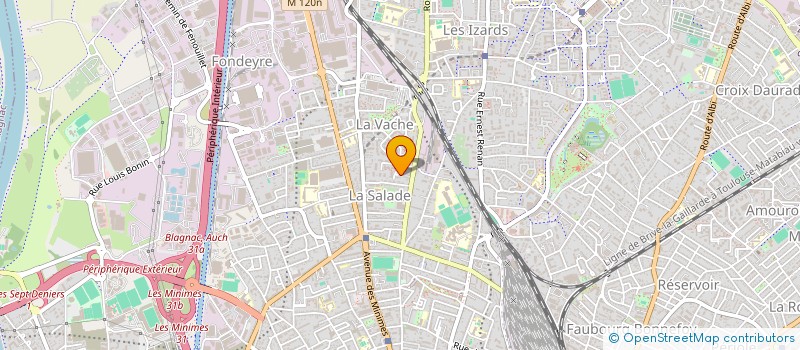 localisation de l'entreprise INVES TI à TOULOUSE