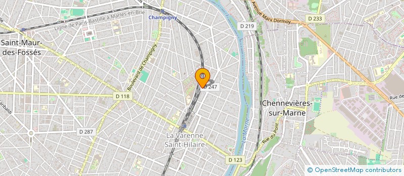 localisation de l'entreprise INVESLIB à SAINT-MAUR-DES-FOSSES