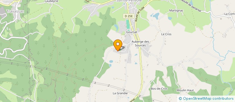 localisation de l'entreprise INVEST 19  SAINTE-FEREOLE