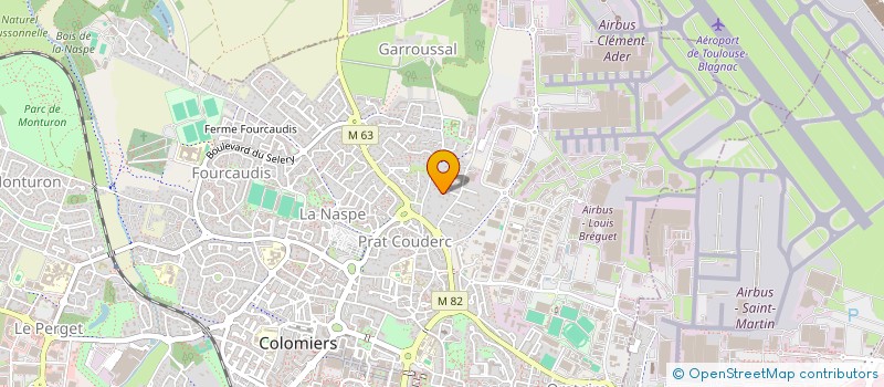 localisation de l'entreprise INVEST 2000 à COLOMIERS