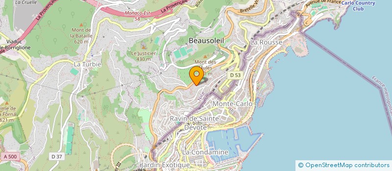 localisation de l'entreprise INVEST 2025  BEAUSOLEIL