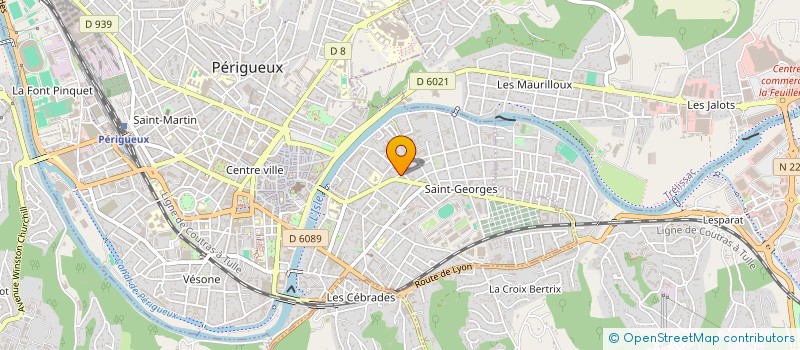 localisation de l'entreprise INVEST 24 à PERIGUEUX